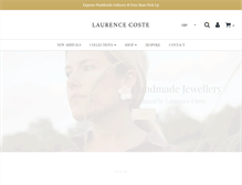 Tablet Screenshot of laurence-coste.com